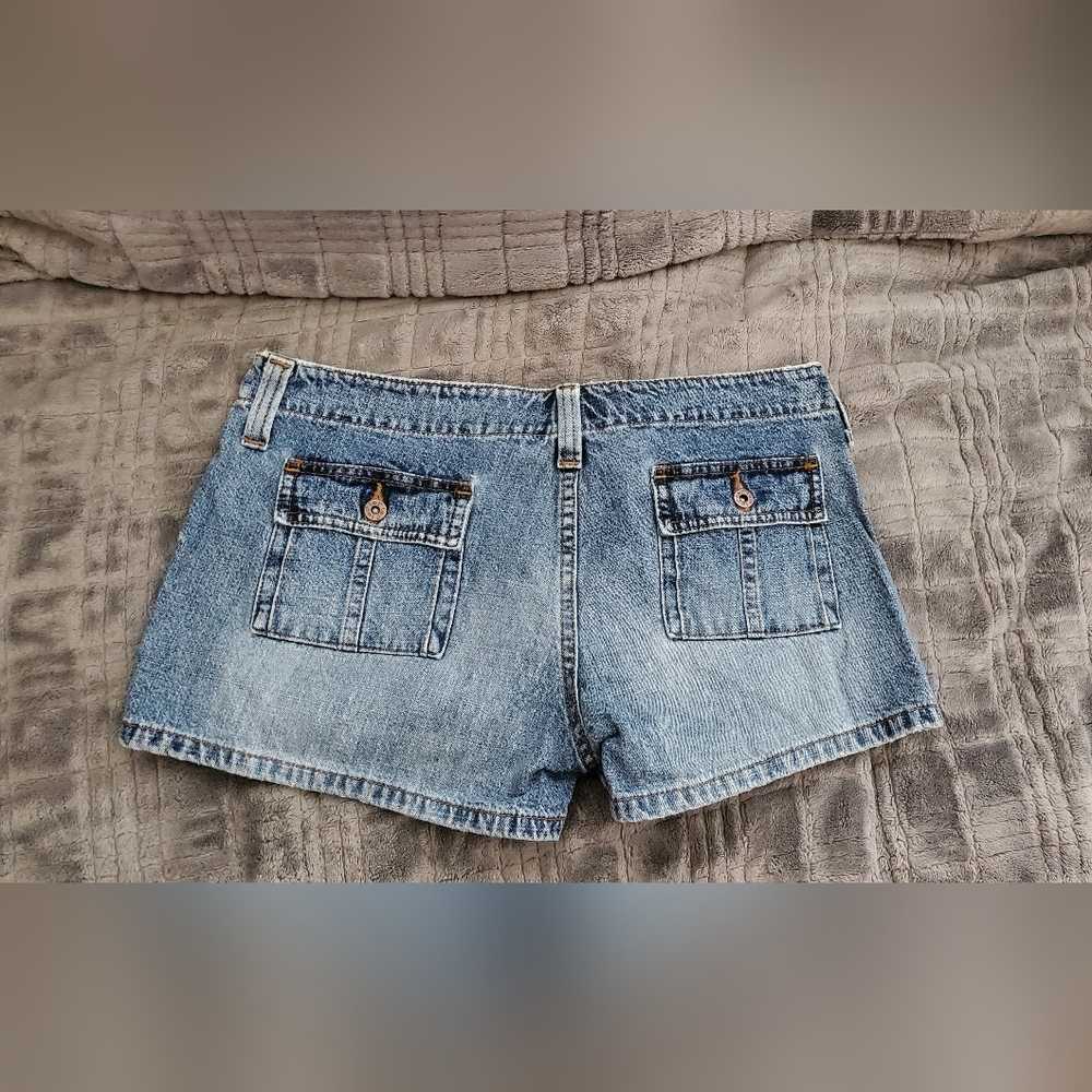 L.e.i DENIMN Jean Shorts Y2K in Jr Size 9 - Picture 5 of 14